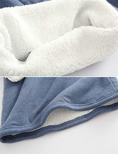 Weicher und stilvoller eleganter Fleece-Pullover für kaltes Wetter | Sophie