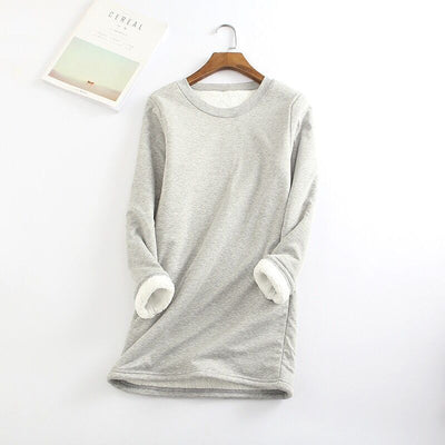 Weicher und stilvoller eleganter Fleece-Pullover für kaltes Wetter | Sophie