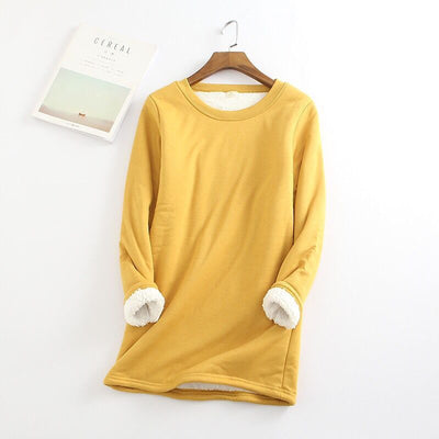Weicher und stilvoller eleganter Fleece-Pullover für kaltes Wetter | Sophie