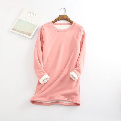 Weicher und stilvoller eleganter Fleece-Pullover für kaltes Wetter | Sophie