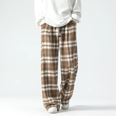 Weite Hosenbeine - Kariert - Relaxed Fit - Loose Fit Hosen - Herrenhosen