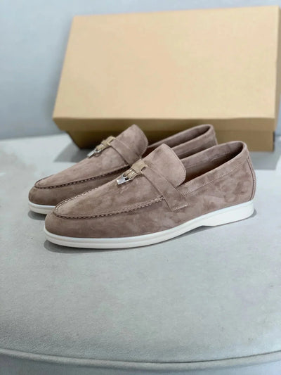 Wildleder-Loafers | Leder | Slip-On | Herren-Anzugschuhe | Loafers