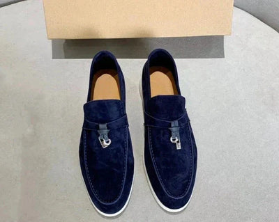 Wildleder-Loafers | Leder | Slip-On | Herren-Anzugschuhe | Loafers