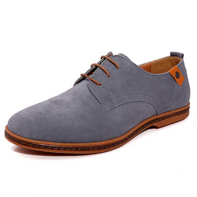 Wildlederschuhe - Stylische Herren Schnürschuhe zum Laufen aus Leder