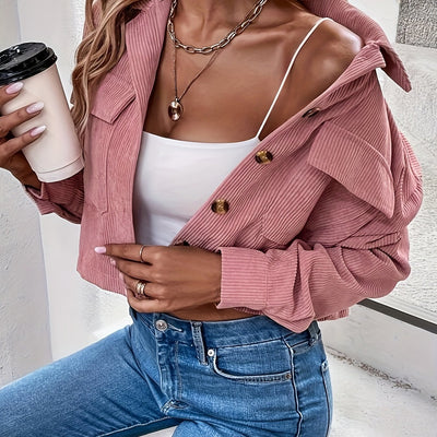 Wilhelmina Corduroy | Erhöhen Sie Ihren Stil mit der ultimativen Bomberjacke