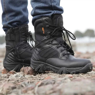 Winterstiefel - Herren Reißverschluss Antirutsch-Wanderstiefel Outdoor