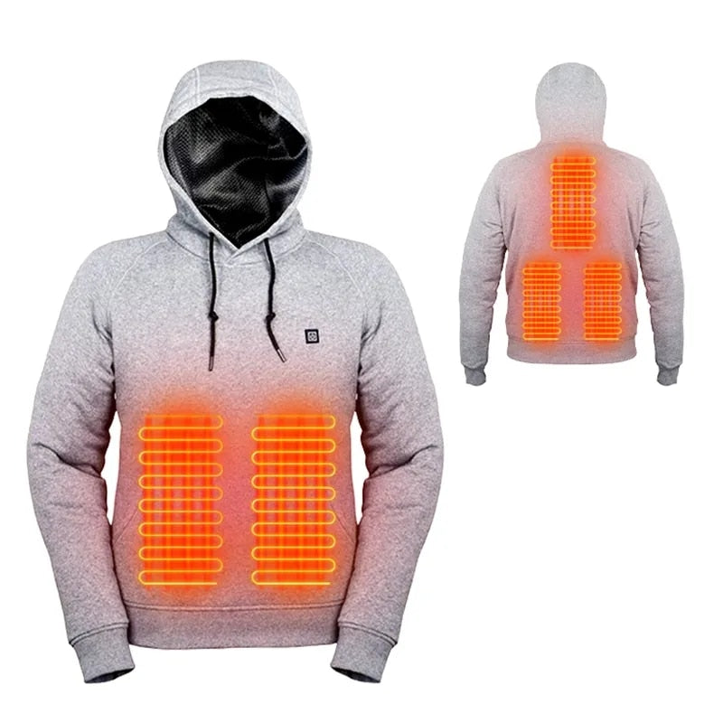 Winterwärmer | Hochmoderner Unisex-Beheizter Hoodie für Kuschelkomfort und Stil