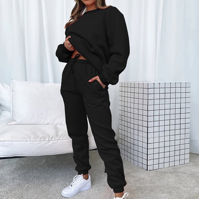 Yosi Style | Glamouröses, solides zweiteiliges Set für mühelosen Stil
