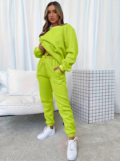Yosi Style | Glamouröses, solides zweiteiliges Set für mühelosen Stil