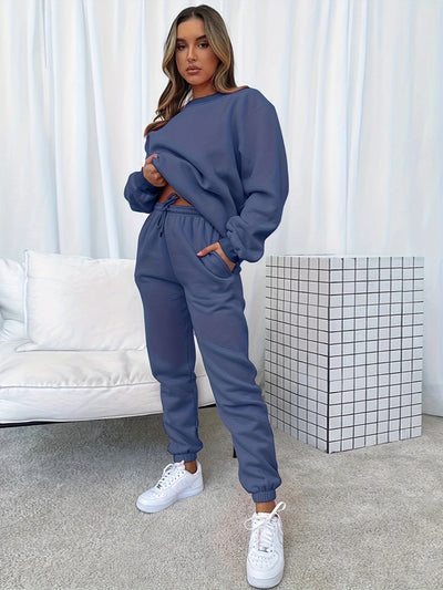 Yosi Style | Glamouröses, solides zweiteiliges Set für mühelosen Stil