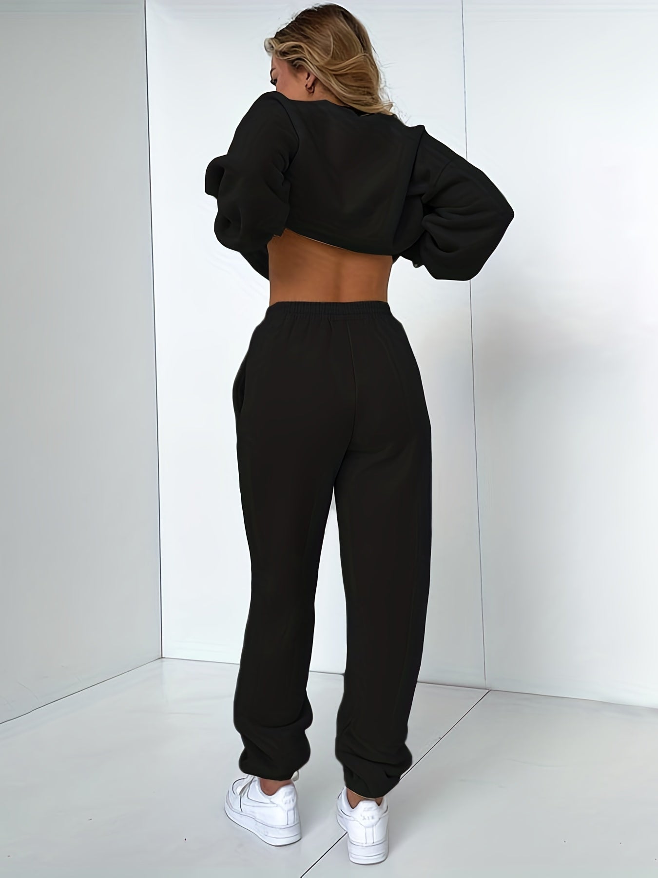 Yosi Style | Glamouröses, solides zweiteiliges Set für mühelosen Stil