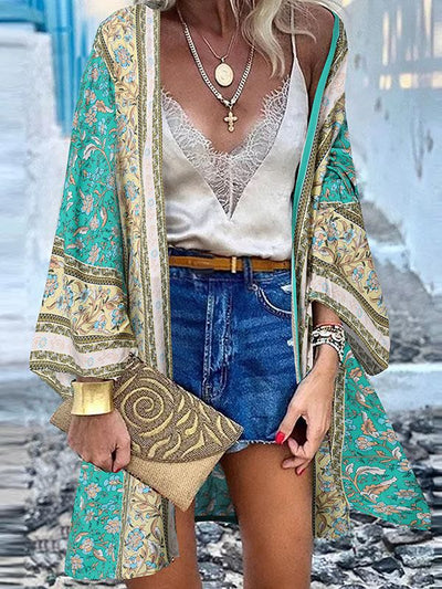 Zanzi Boho Kimono | Ein fröhlicher, stilvoller und mittellanger Kimono!