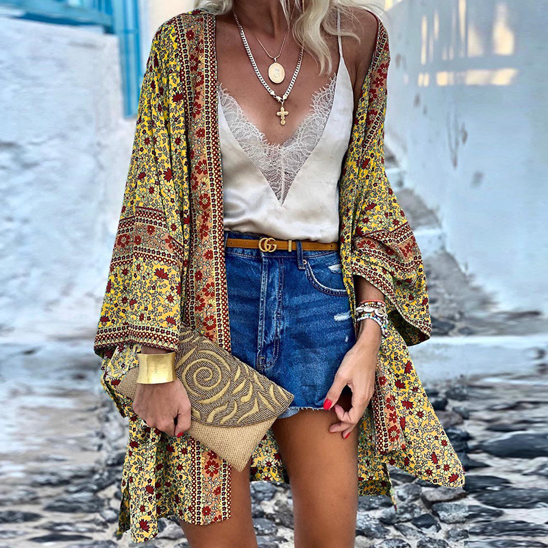 Zanzi Boho Kimono | Ein fröhlicher, stilvoller und mittellanger Kimono!