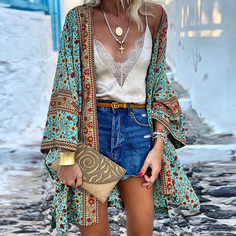 Zanzi Boho Kimono | Ein fröhlicher, stilvoller und mittellanger Kimono!