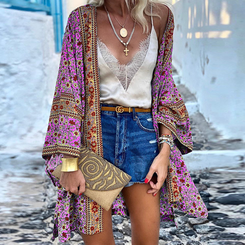 Zanzi Boho Kimono | Ein fröhlicher, stilvoller und mittellanger Kimono!