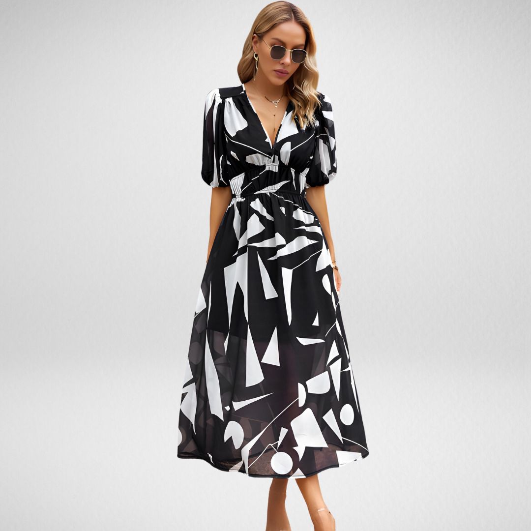 Zulema® | Bezauberndes Kleid mit V-Ausschnitt