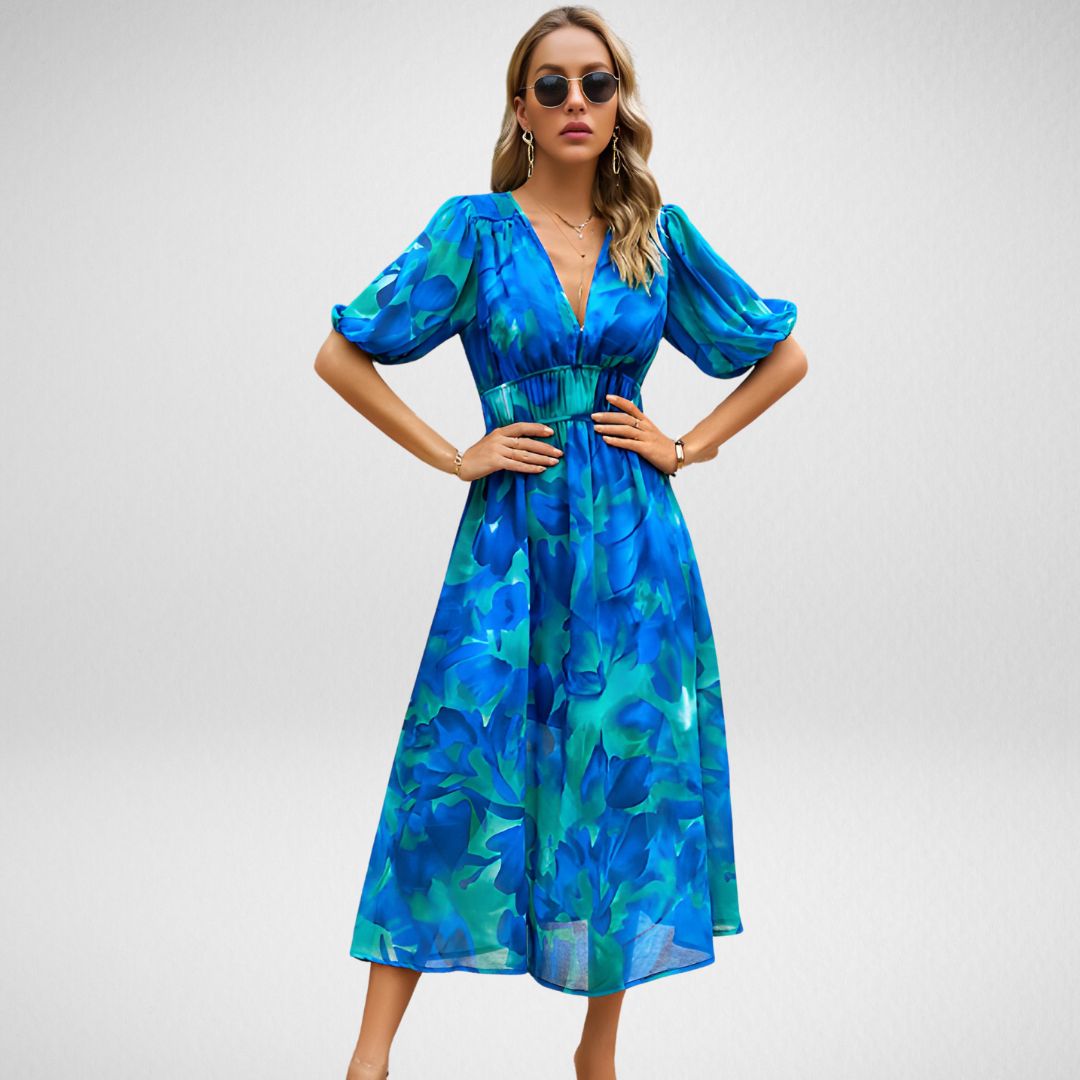 Zulema® | Bezauberndes Kleid mit V-Ausschnitt