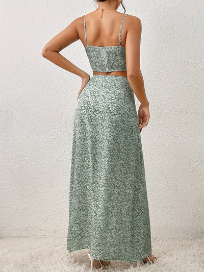 Zweiteiliges Set Liesel Floral | Entfalten Sie Ihren Stil mit der verführerischen Floral-Kollektion