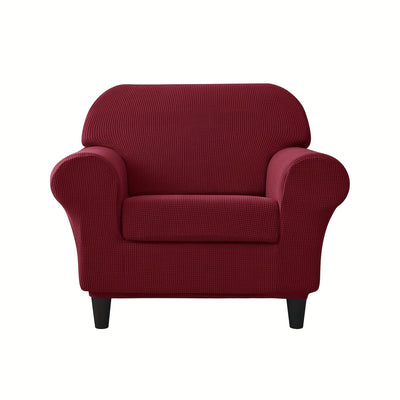 Weiche und elastische Jacquard-Sofahusse mit Kissenbezügen