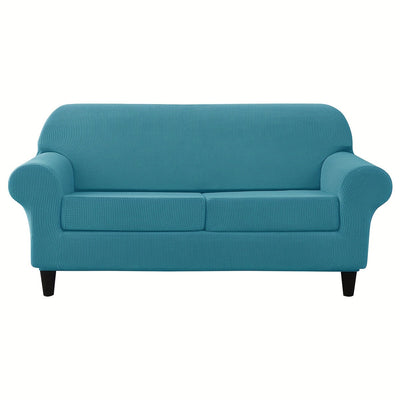 Weiche und elastische Jacquard-Sofahusse mit Kissenbezügen