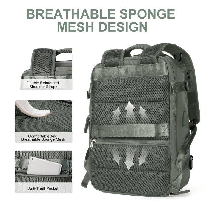 Wasserfester Reise-Rucksack für Damen