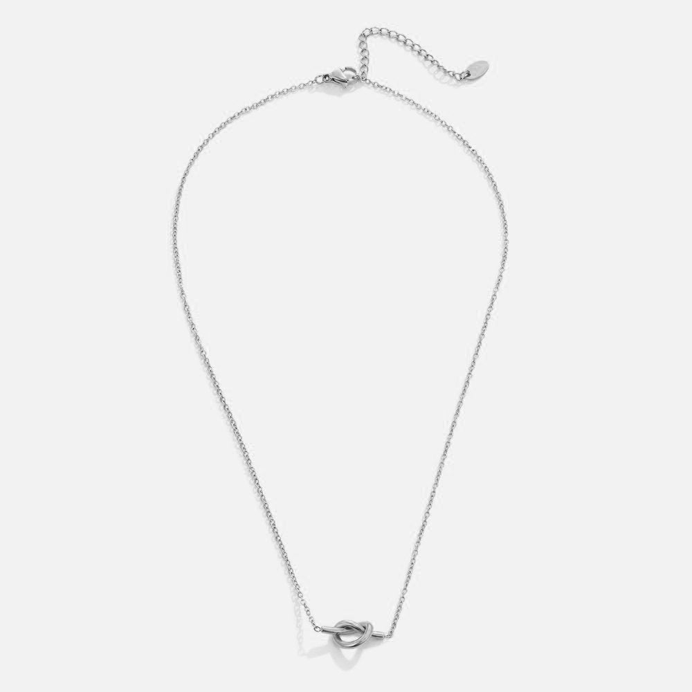 Adela Knoten Silber Halskette
