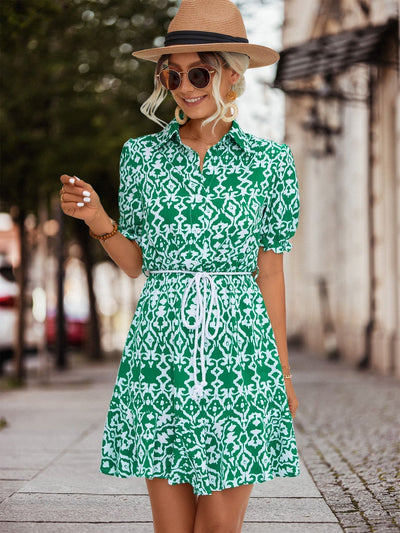 Karla® | Bedrucktes Hemdkleid für Damen im Frühjahr/Sommer
