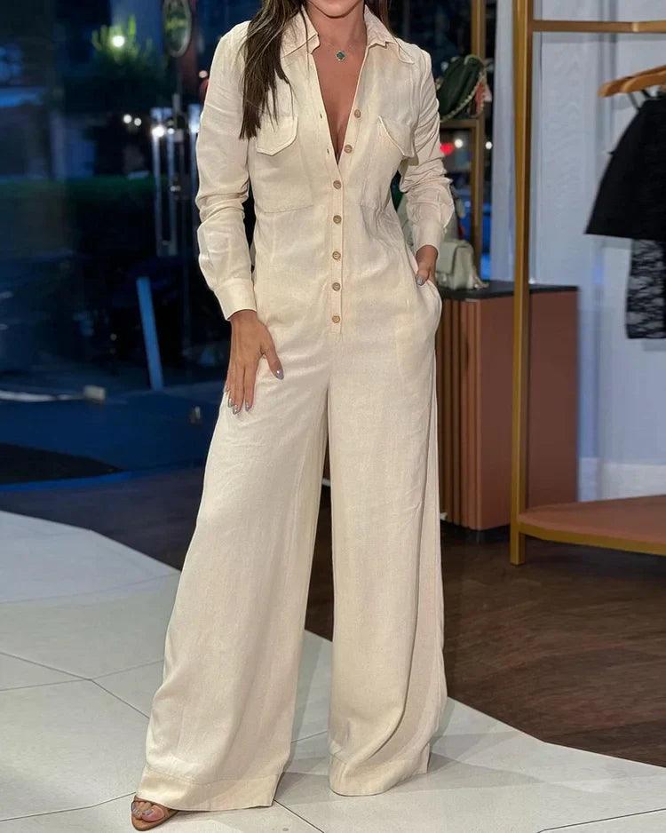 Weit Geschnittener Jumpsuit für Damen