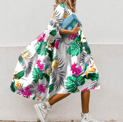 Margarita® | Übergroßes Kleid mit Blumendruck