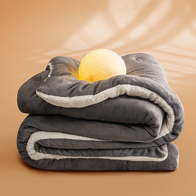 Winter Gewichtsdecke – Weicher Relief-Samt