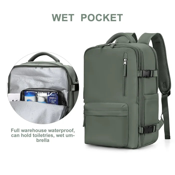Wasserfester Reise-Rucksack für Damen