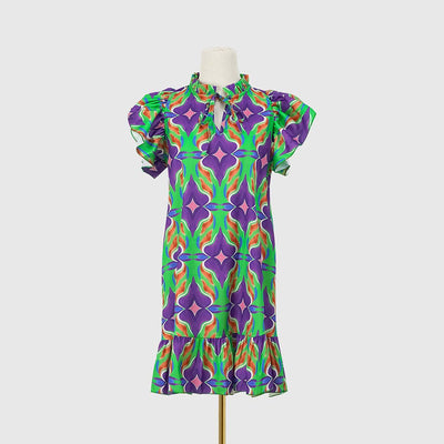 Yolanda® | Sommerkleid mit Lotusblatt-Print