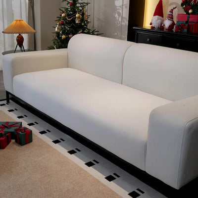 Weihnachtlicher Santa Claus Sofaüberwurf – Weiches Chenille, Rutschfest & Fleckenresistent