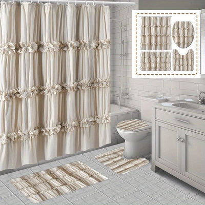 Wohnkultur Badezimmer-Duschvorhang Set