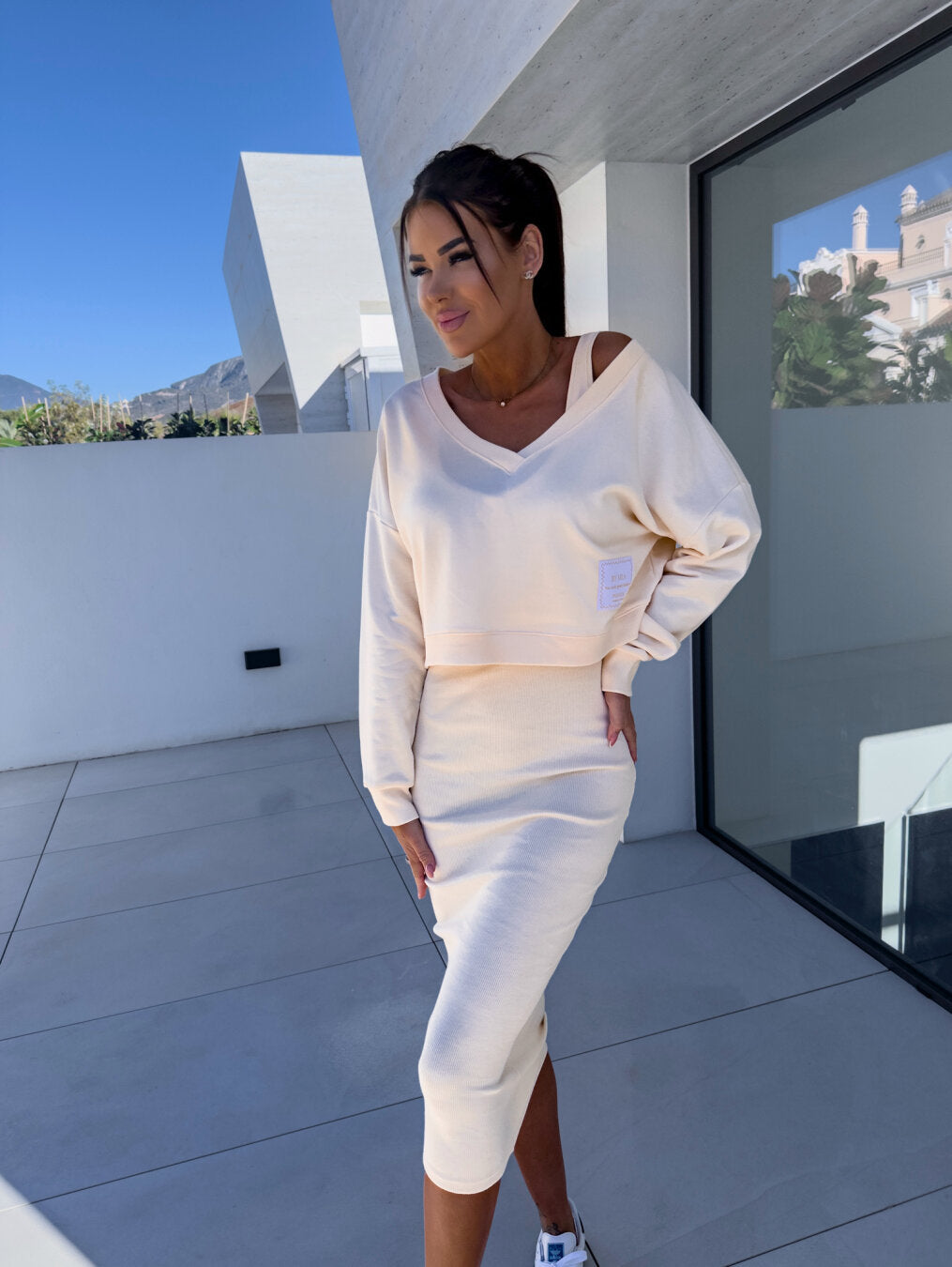 Selene® | Lässiges Top- und Kleid-Set