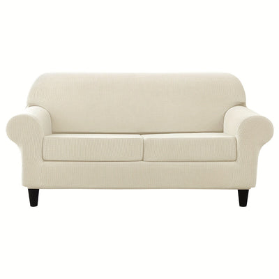 Weiche und elastische Jacquard-Sofahusse mit Kissenbezügen