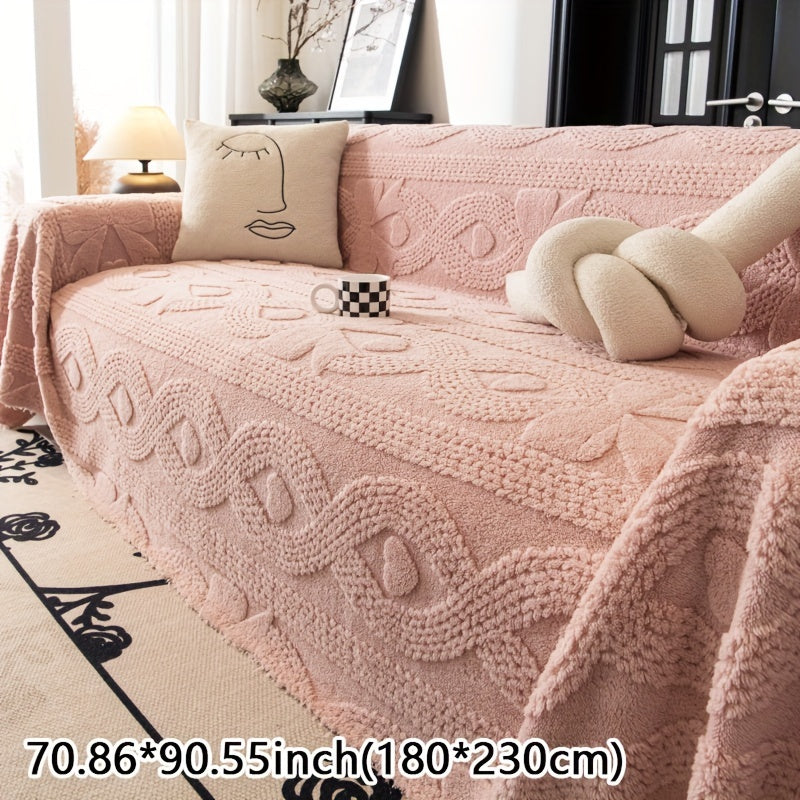 Weicher Fleece-Sofabezug für den Winter - Xiaoxing Beiti