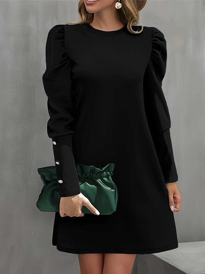Willa® | Elegantes Kleid mit trendigen Puffärmeln