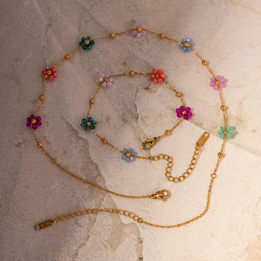Zartes Frühlingsblumen-Schmuckset