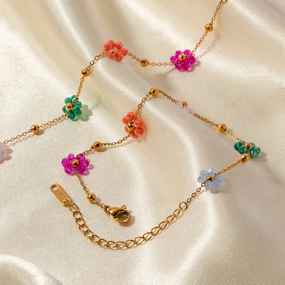 Zartes Frühlingsblumen-Schmuckset