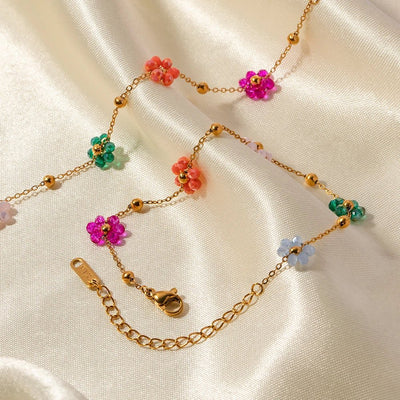 Zartes Frühlingsblumen-Schmuckset