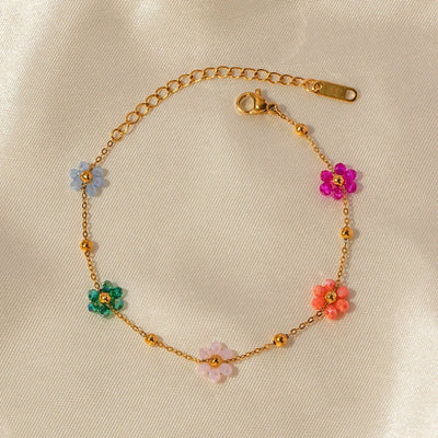 Zartes Frühlingsblumen-Schmuckset