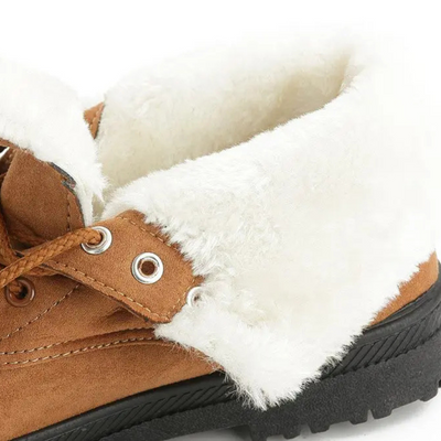 Wendy | Damen Schwarz Schneestiefel | Flach
