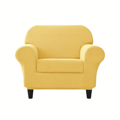 Weiche und elastische Jacquard-Sofahusse mit Kissenbezügen