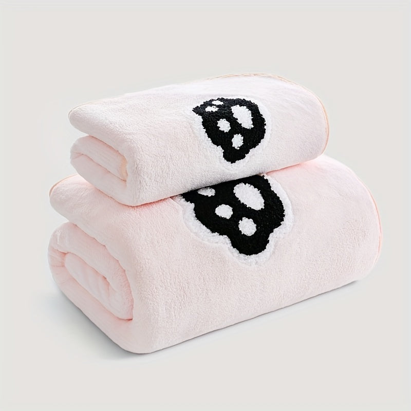 Weich & Absorbierendes Panda-Handtuch-Set