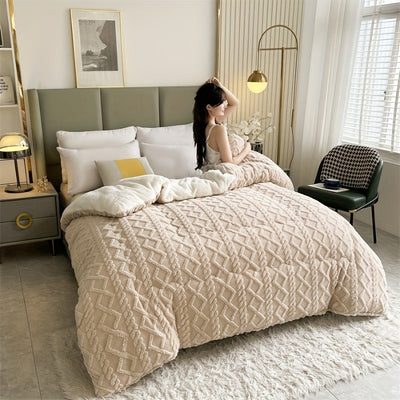 Wendbare Winter-Fleece-Decke – Ultra-Warm & Kuschelig mit Dual-Sided Milk Fleece
