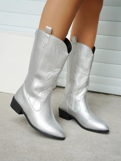 Weiche Western-Cowboystiefel für Damen | Bequem