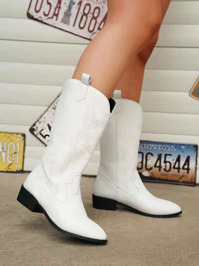 Weiche Western-Cowboystiefel für Damen | Bequem