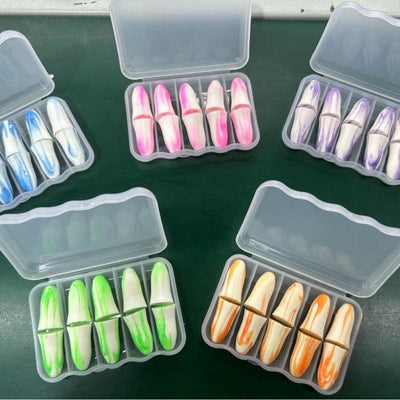 10er-Pack Wiederverwendbare Bunte Schaumstoff-Ohrstöpsel
