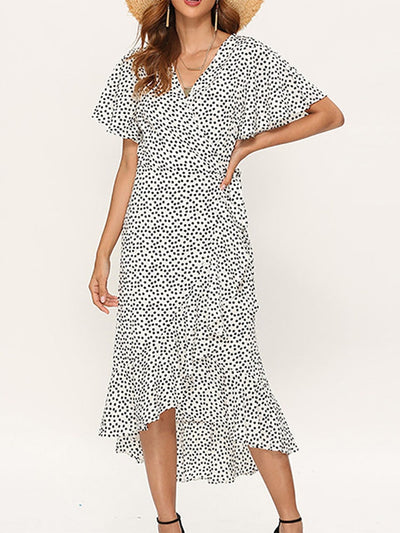 Weiches - Florales Boho Kleid Robe für dich